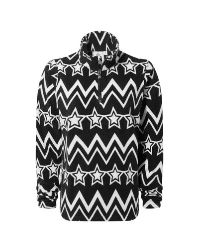 Hilder women's fleece pull over - black