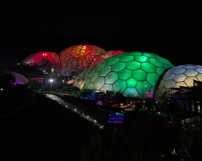 Hangloose Adventure Skywire Night Flight at The Eden Project 