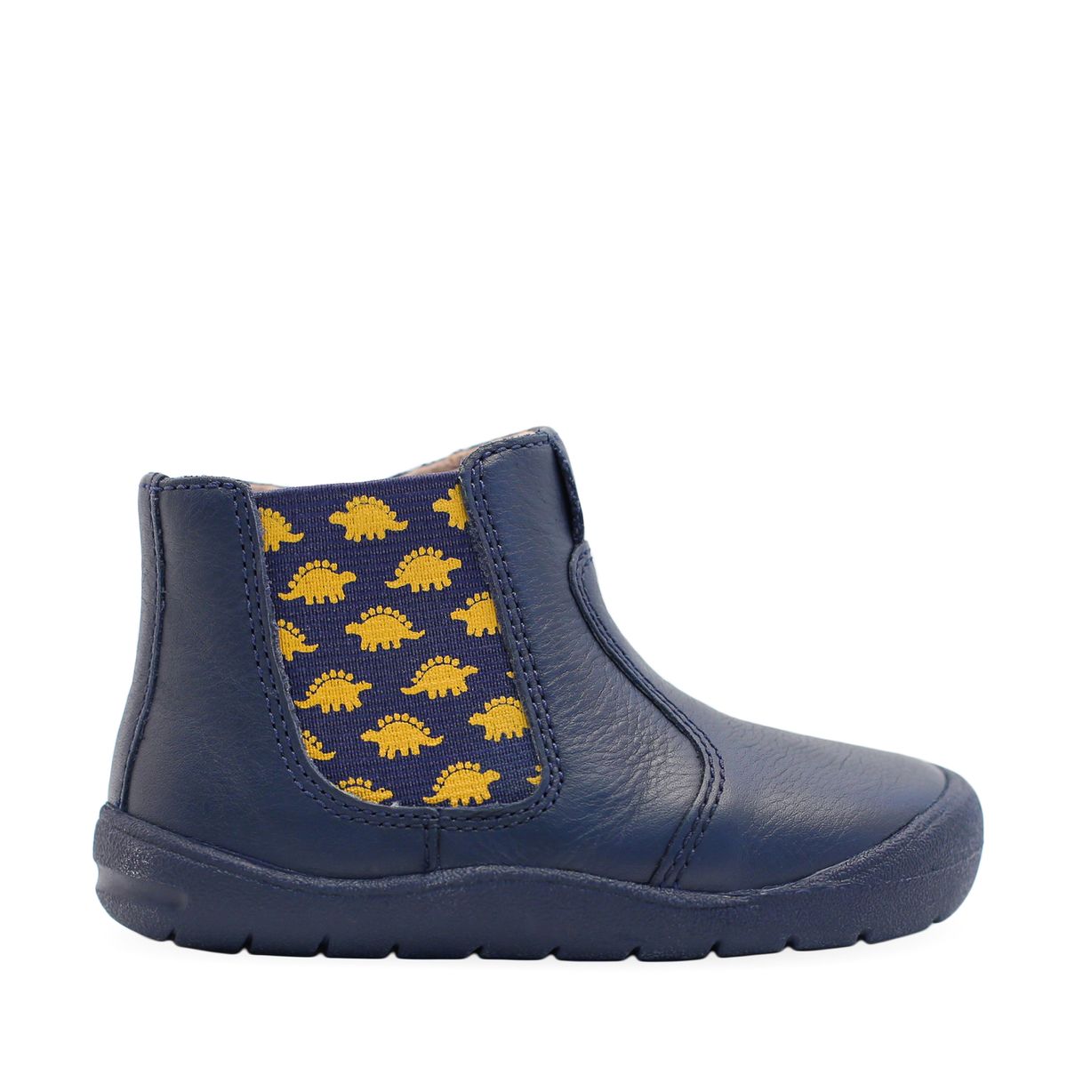'Friend' in Navy Leather with Dino detail from the exclusive Start-Rite Shoes and JoJo Maman Bébé Collection 