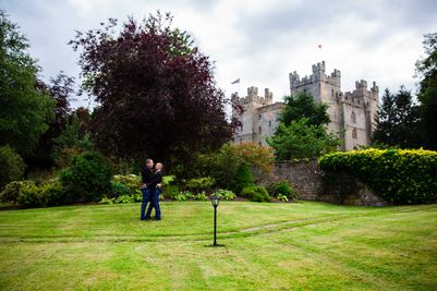 Couple Jason & Craig marrying at Langley Castle, Northumberland