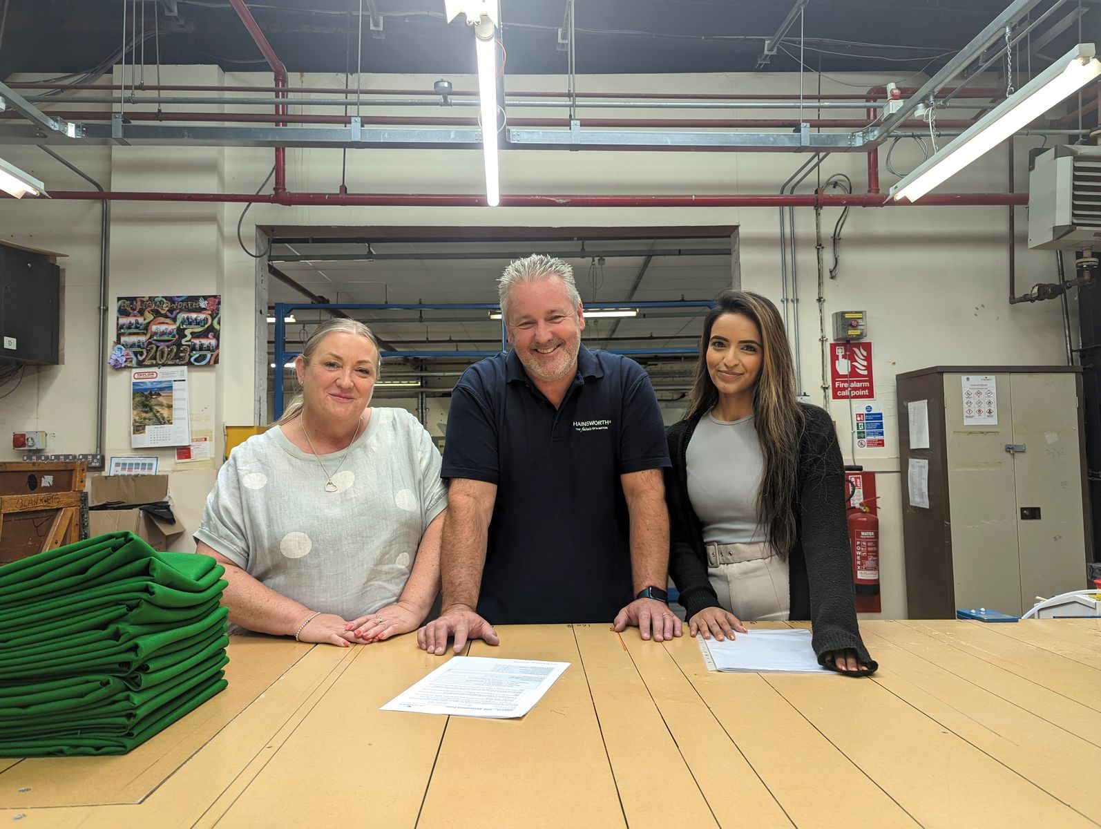 Left to right Jill Heald – Sales Executive - Lifestyle & Leisure, Mark Vose – HSE Manager, Shaan Sohal – Marketing Executive