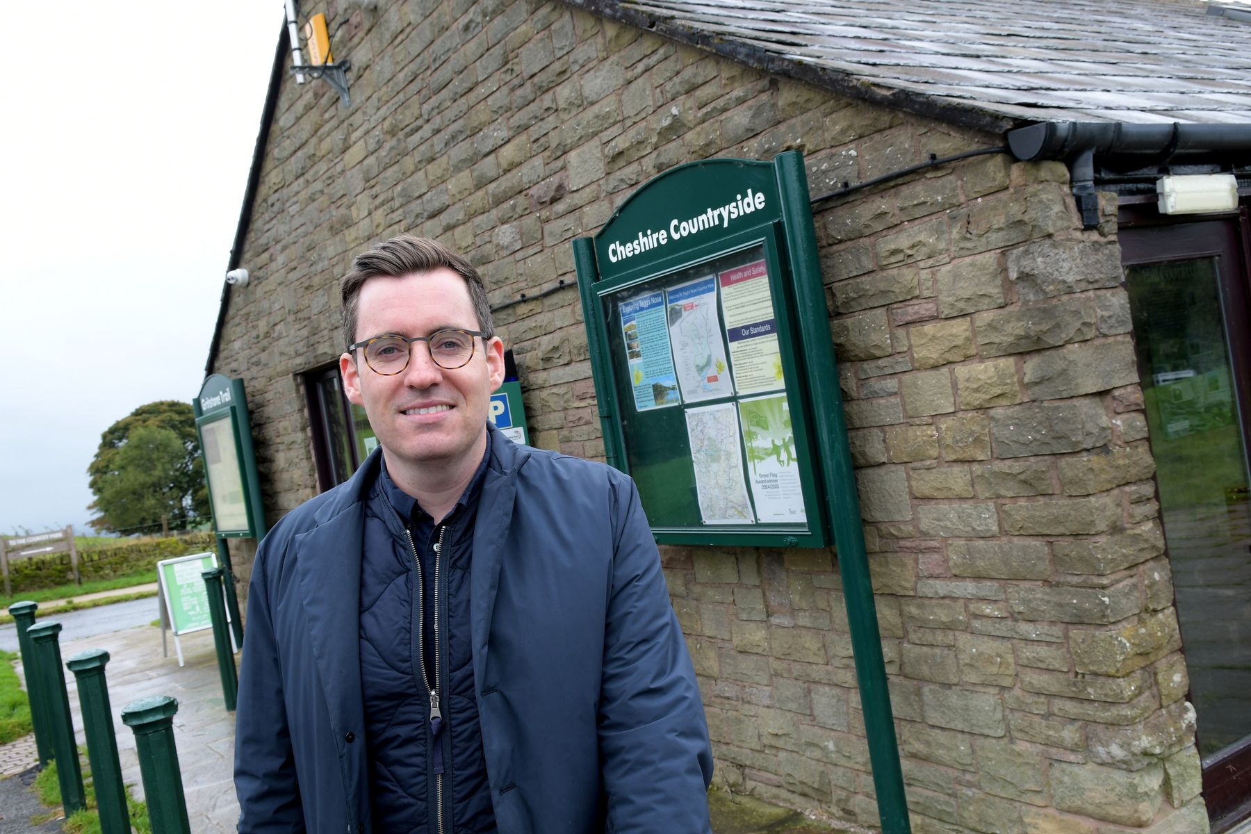 Dan Price in Cheshire countryside