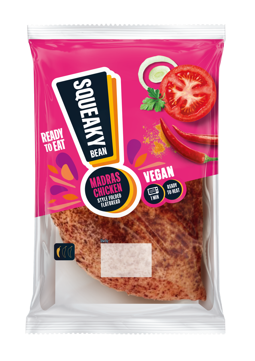 Madras Chicken Style Folded Flatbread,