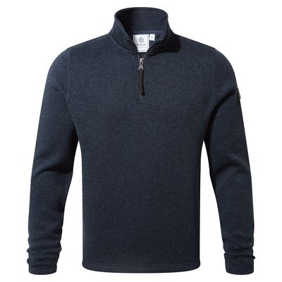 Pearson Men's Knitlook Fleece Zip neck