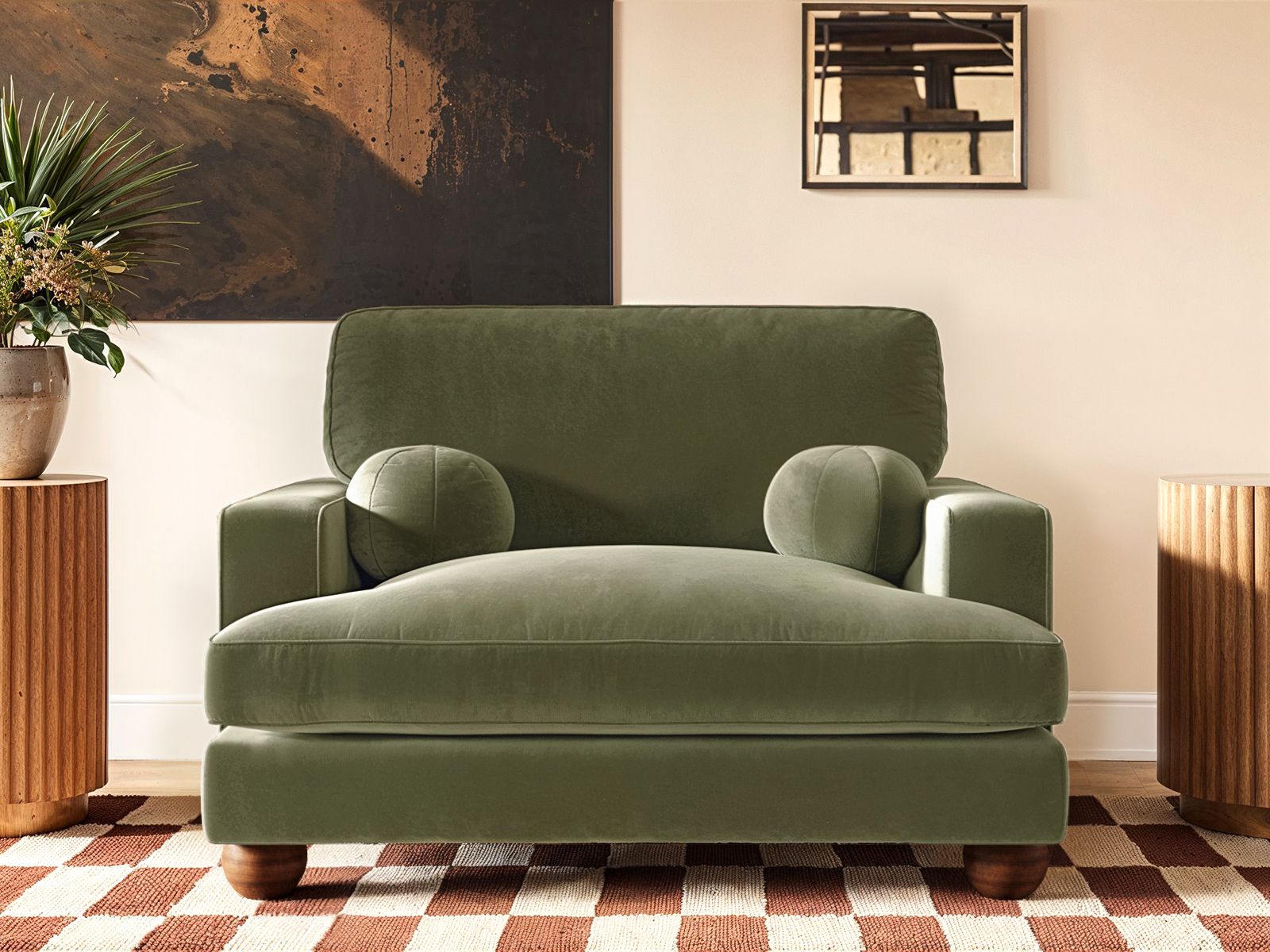 Solace+Co Addison Loveseat Velvet