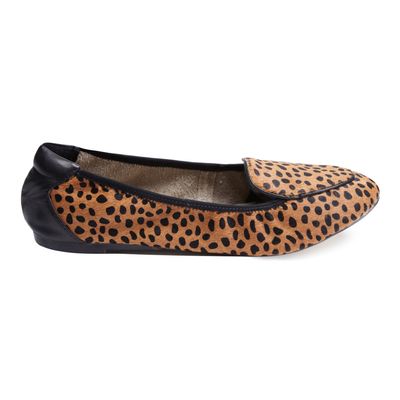 Leopard pony-hair leather loafers from Cocorose London