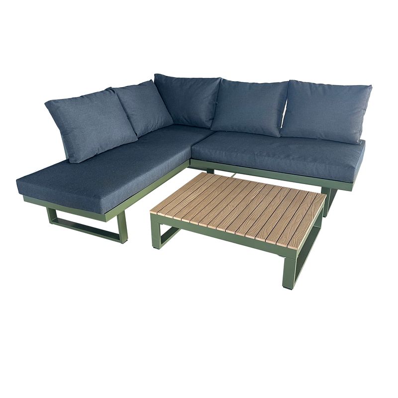 Verdant Corner Garden Sofa Set