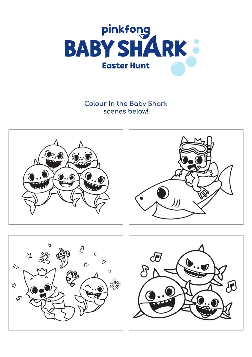 Baby Shark Easter Egg Hunt Page 6