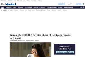 Screencapture of Chester Standard