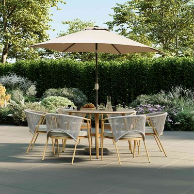 Almada 6 seater dining set