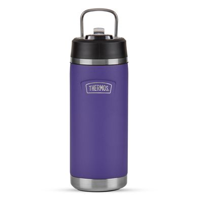 Moorland Purple 510ml Thermos Icon Series water bottle with straw