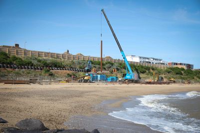 Sheet Piling UK carries out cliff reinforcement works in Clacton.