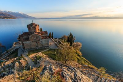 SunsetoverSvetiSaintJovanKaneoChurchonLakeOhrid_North Macedonia_dreamstimexl40995615.jpg