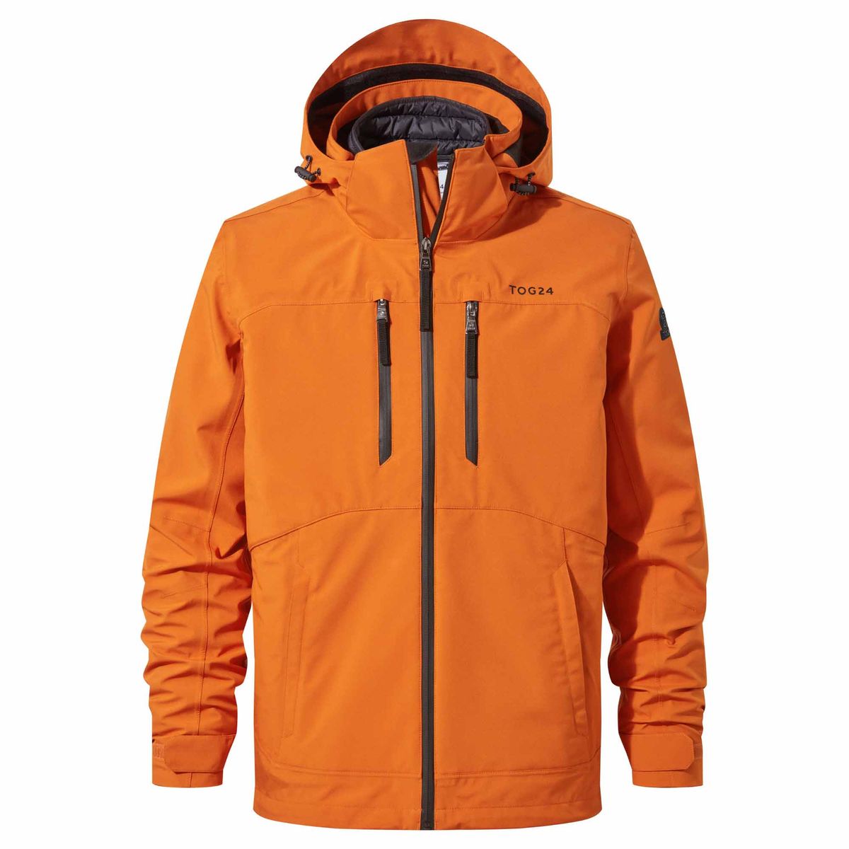 Denton Men's 3-in-1 Waterproof Jacket - Dark Orange