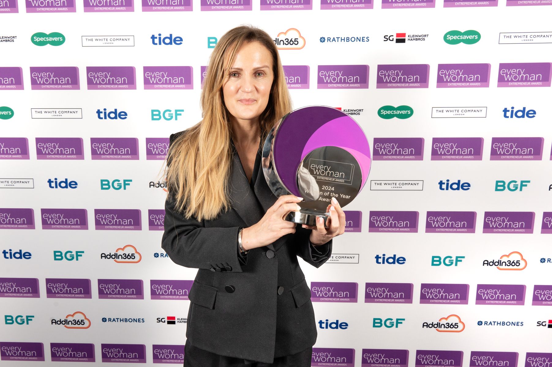 Lucy Goff, Founder of LYMA Life, Woman of the Year at the 2024 everywoman Entrepreneur Awards