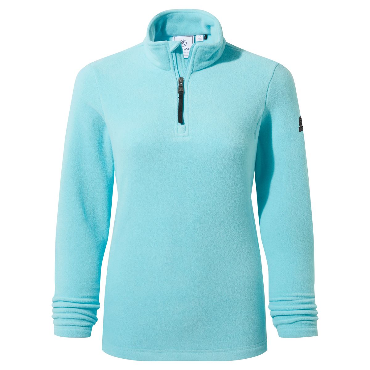 Revive Women's Fleece Zip Neck - Shore Blue