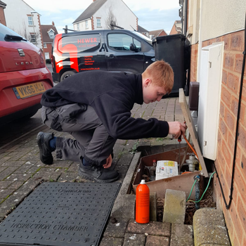 A Hewer engineer on site