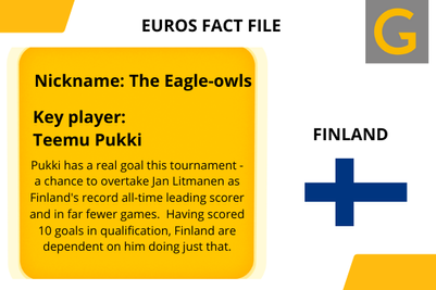 Euros 2020 team information for Finland