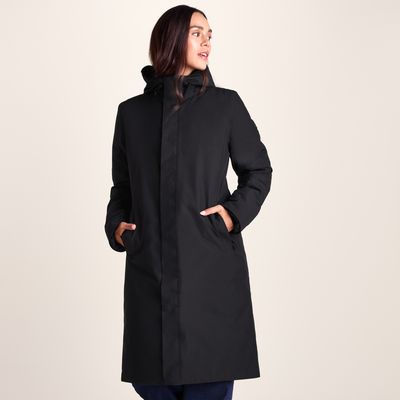 Dalton Womens Longline Waterproof Insulated Coat - Black