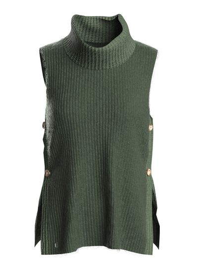 Brakeburn Button Side Knitted Vest - £59.99