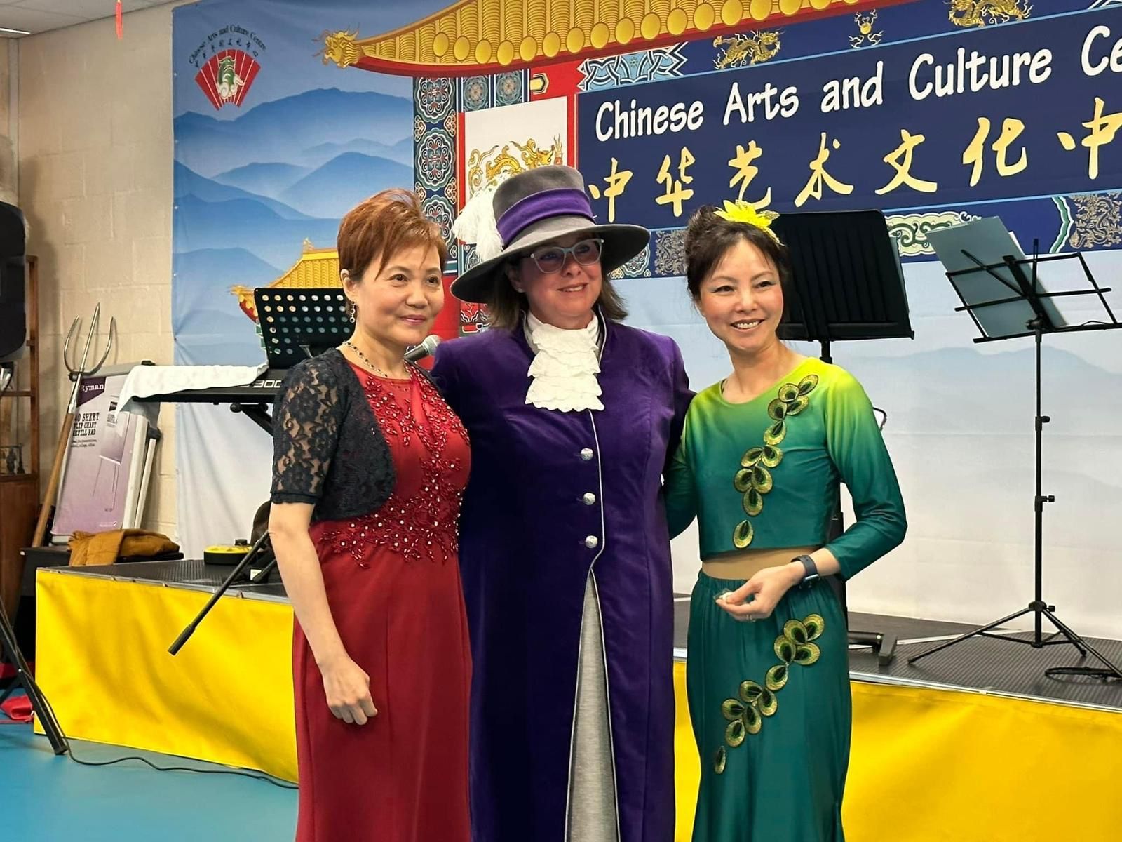 mandy with grace tong and faye li-yip at the chinese cultural centre.jpg