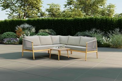 Charles Bentley - Almada 4-5 Seater Corner Lounge Set
