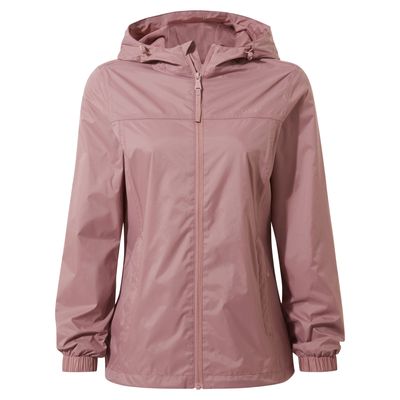 Craven Women's Waterproof Packaway Jacket - Mauve