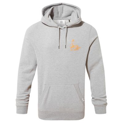 Forbes men's hoody - mid grey marl