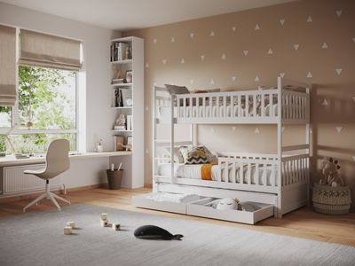 Flair Elvis Bunk Bed with Trundle & Drawers