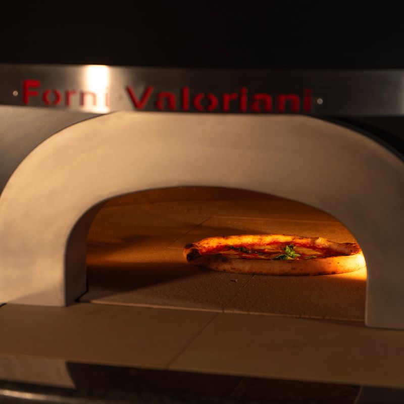 The new Maximo commercial electric pizza oven - the first-ever electric oven from Tuscan pizza oven specialists, Valoriani.  