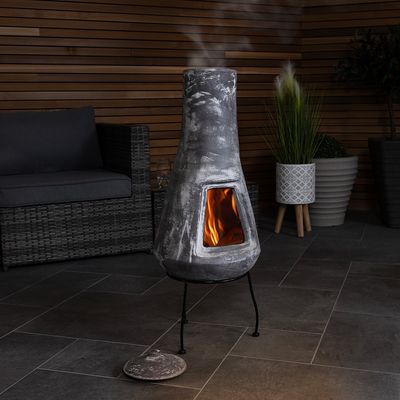 SNUG Medium Barcelona Clay Chiminea