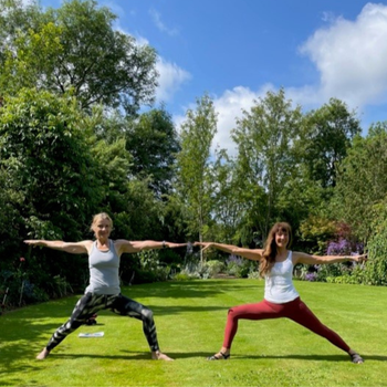 Yoga teachers who will be delivering sessions at Levens Hall and Gardens