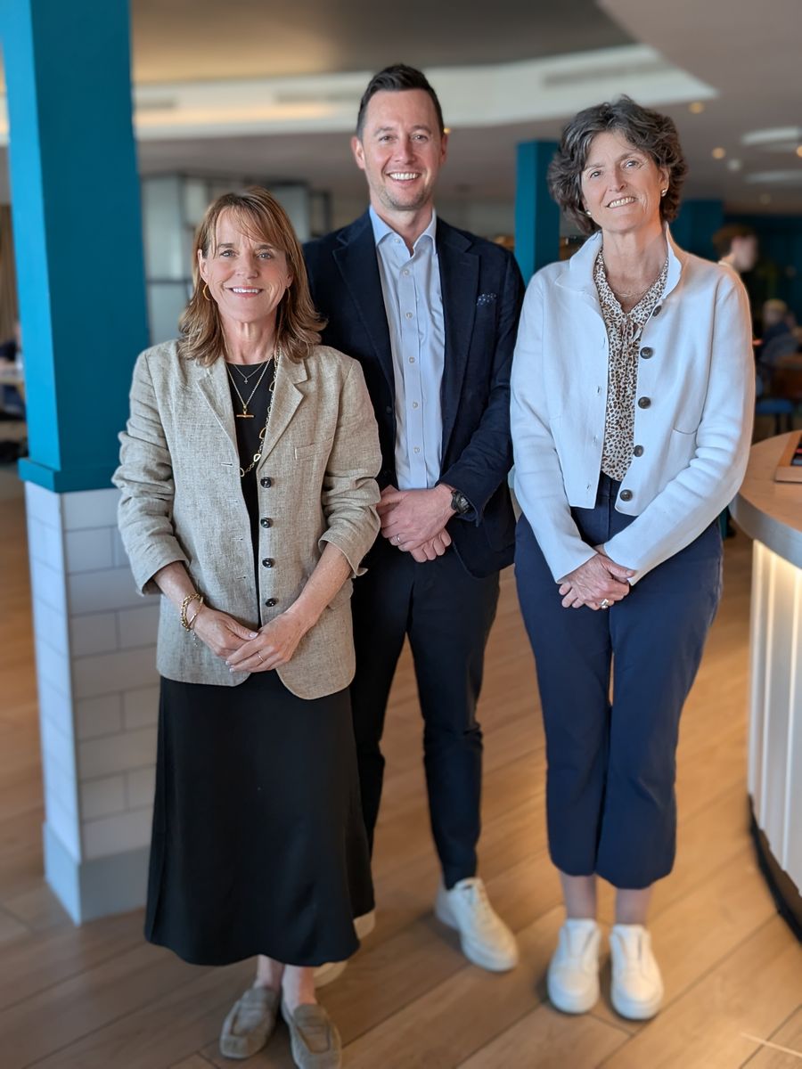 (left to right): Nicola Poole, Colm McGinley and Rebecca Kashti