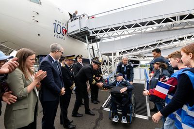 Veterans disembarking from ramp. Credit - Rank Studios.jpeg