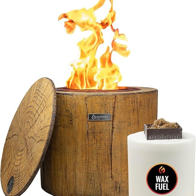 El Fuego Fire Pit - Cedar Brown Colour