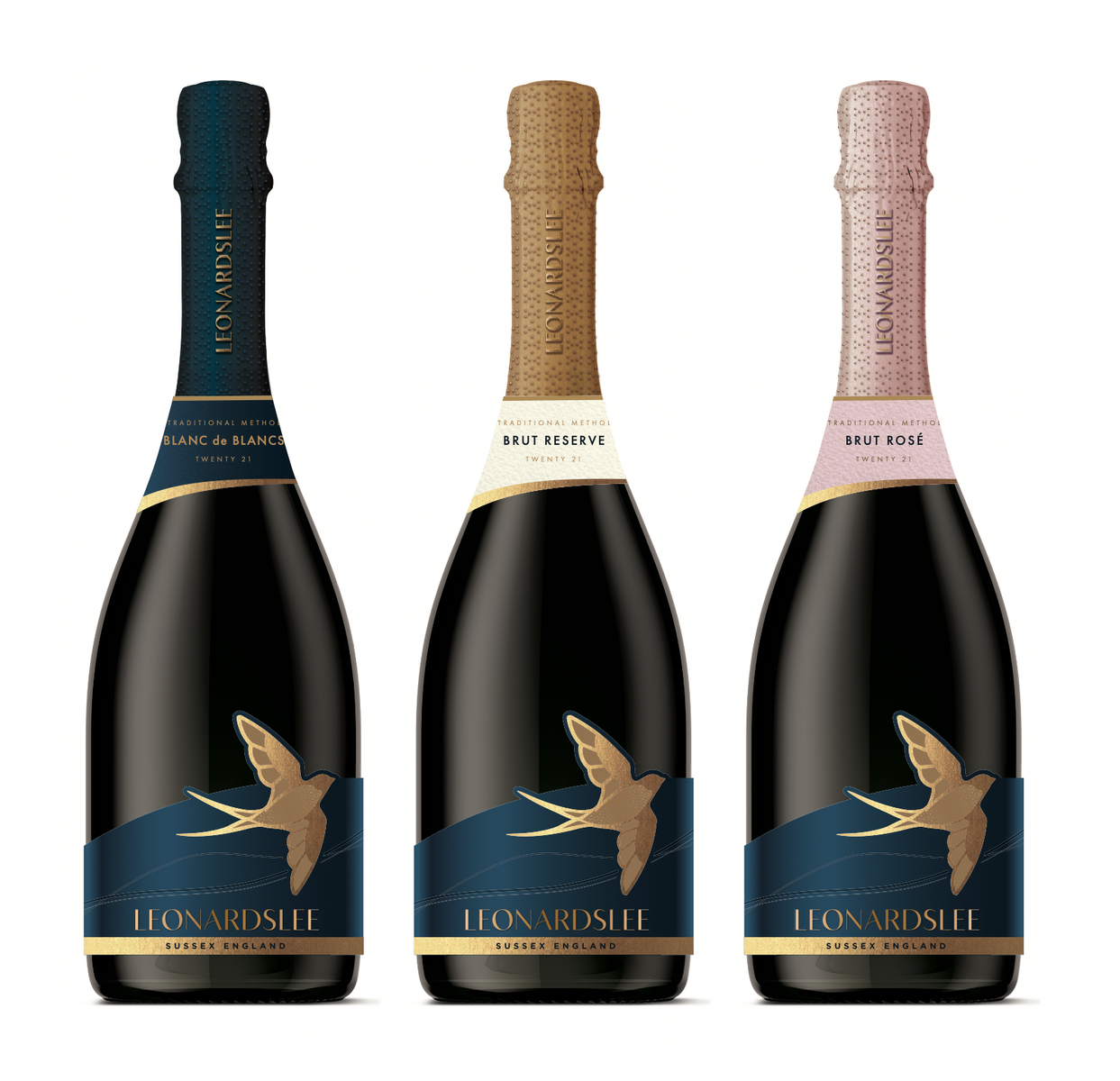 LEONARDSLEE sparkling wines - Blanc de Blancs, Brut Reserve and Brut Rosé.png