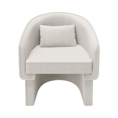 Solace+Co Lowen Cream Boucle Accent Chair
