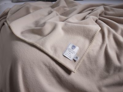 Pure Merino Wool Blanket – Siesta - Champagne