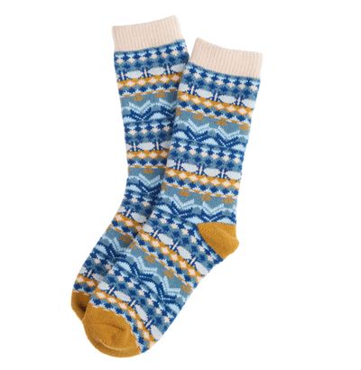 Brakeburn Fairisle Fluffy Sock (cut out) - £9.99