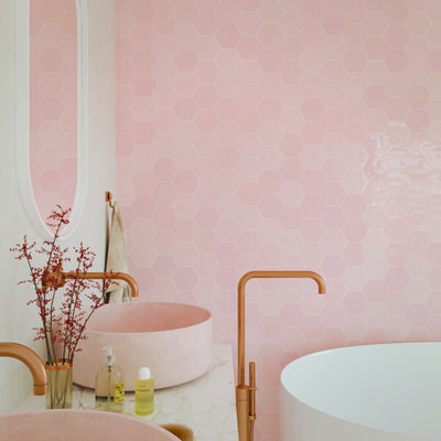 Ella Pink Ceramic Tiles
