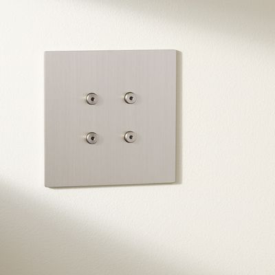 4G low-voltage keypad switches with LED, Roma finish