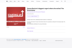 Screencapture of Apple Podcasts