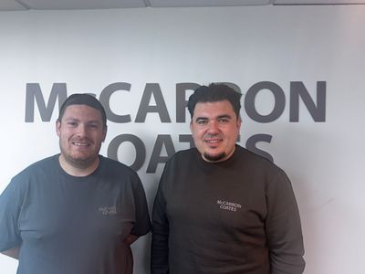 L to R:  McCarron Coates claims team manager, Harry Perris and Claims Director, Steven Stockley.
