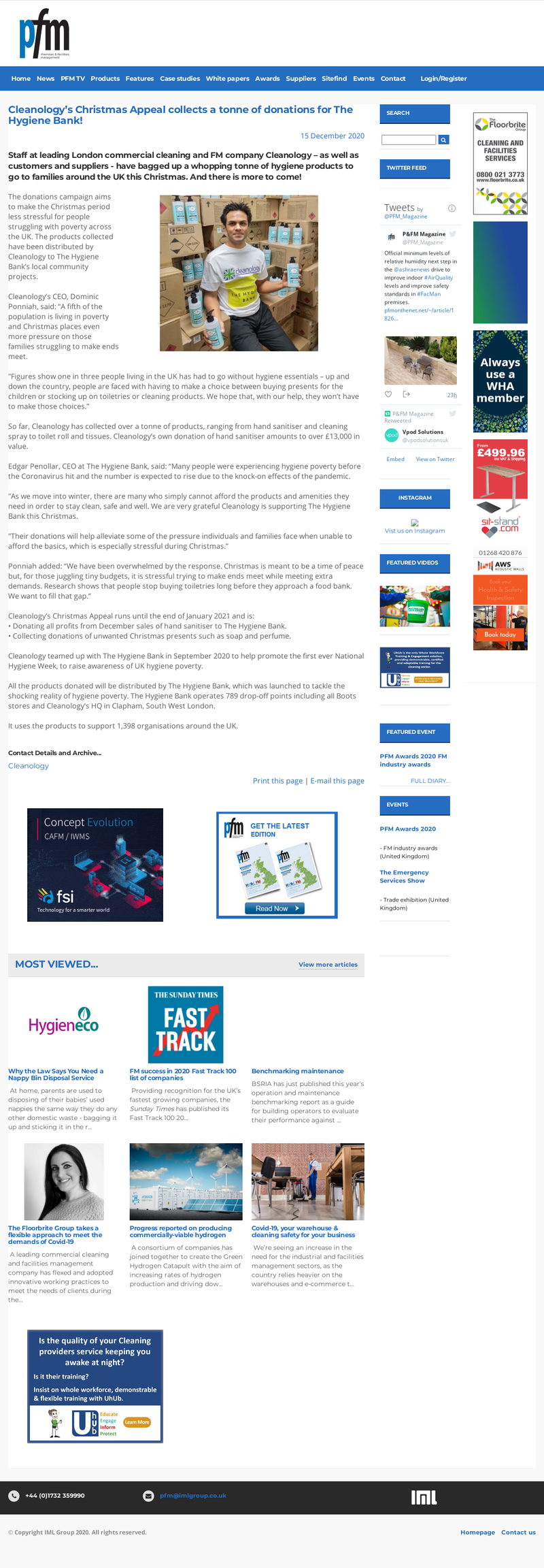pfmonthenet_net__article_182583_Cleanology-s-Christmas-Appeal-collects-a-tonne-of-donations-for-The-Hygiene-Bank-_aspx