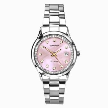 Sekonda Catherine watch with pink dial