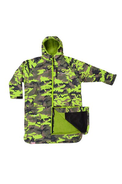 Charlie McLeod Eco Long Sleeve Sports Cloak in Camo Green