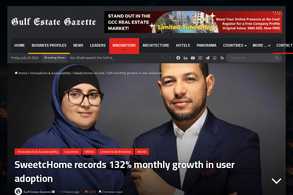 Screencapture of Gulf Estate Gazette