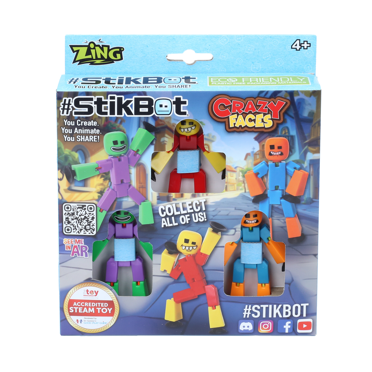 StikBot Crazy Faces 