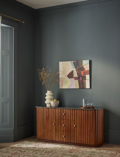 Jade Fluted Green Marble Sideboard