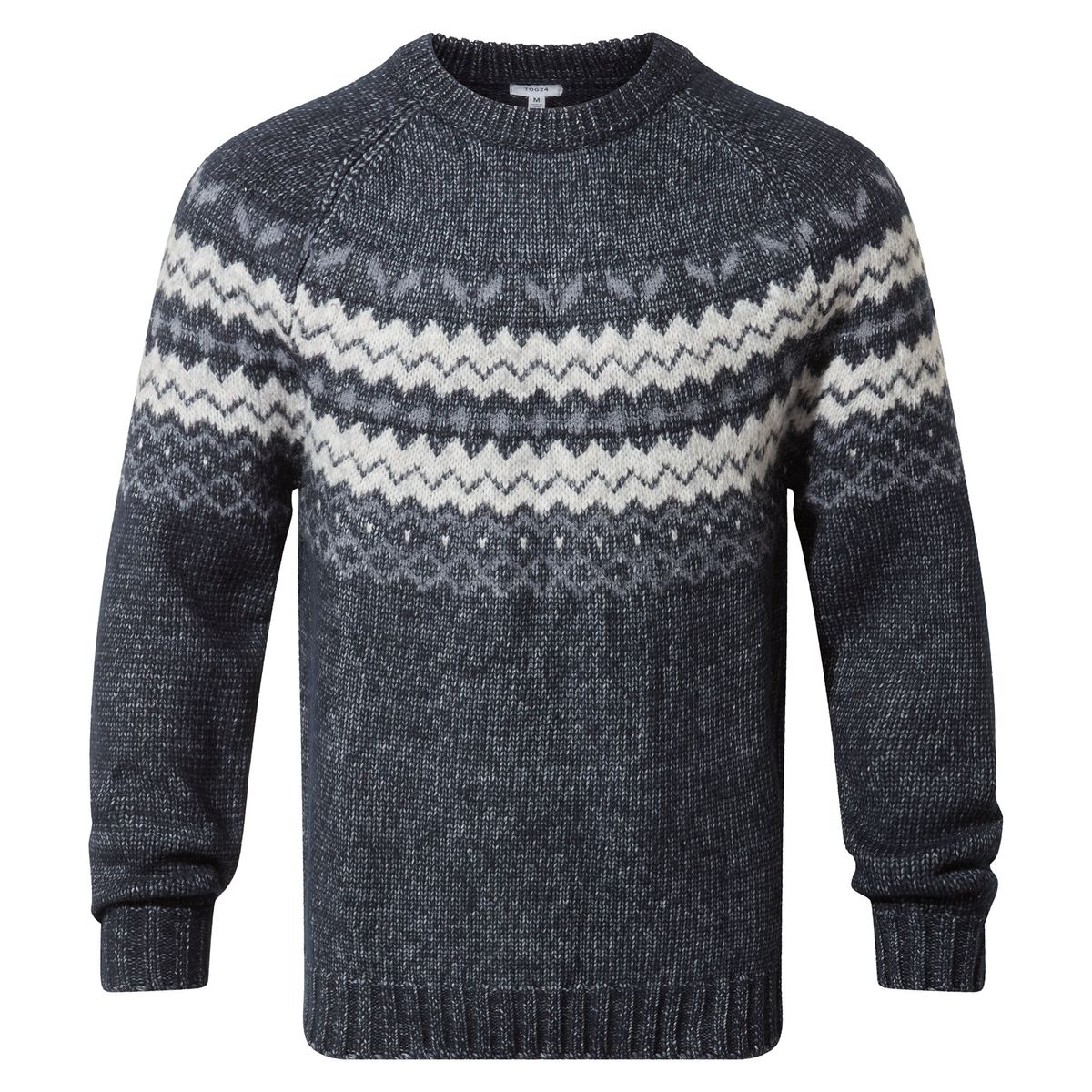 Michael Men's Knitted Jumper - Dark Indigo Marl
